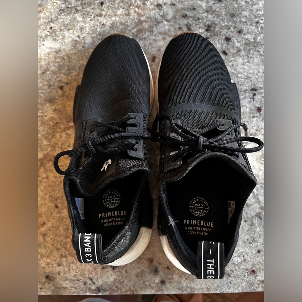 Men’s adidas black NMD_R shoes size 9.5